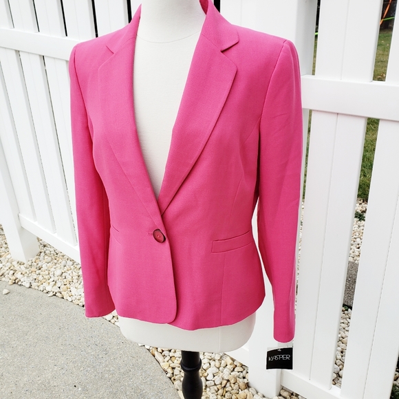 kasper pink jacket